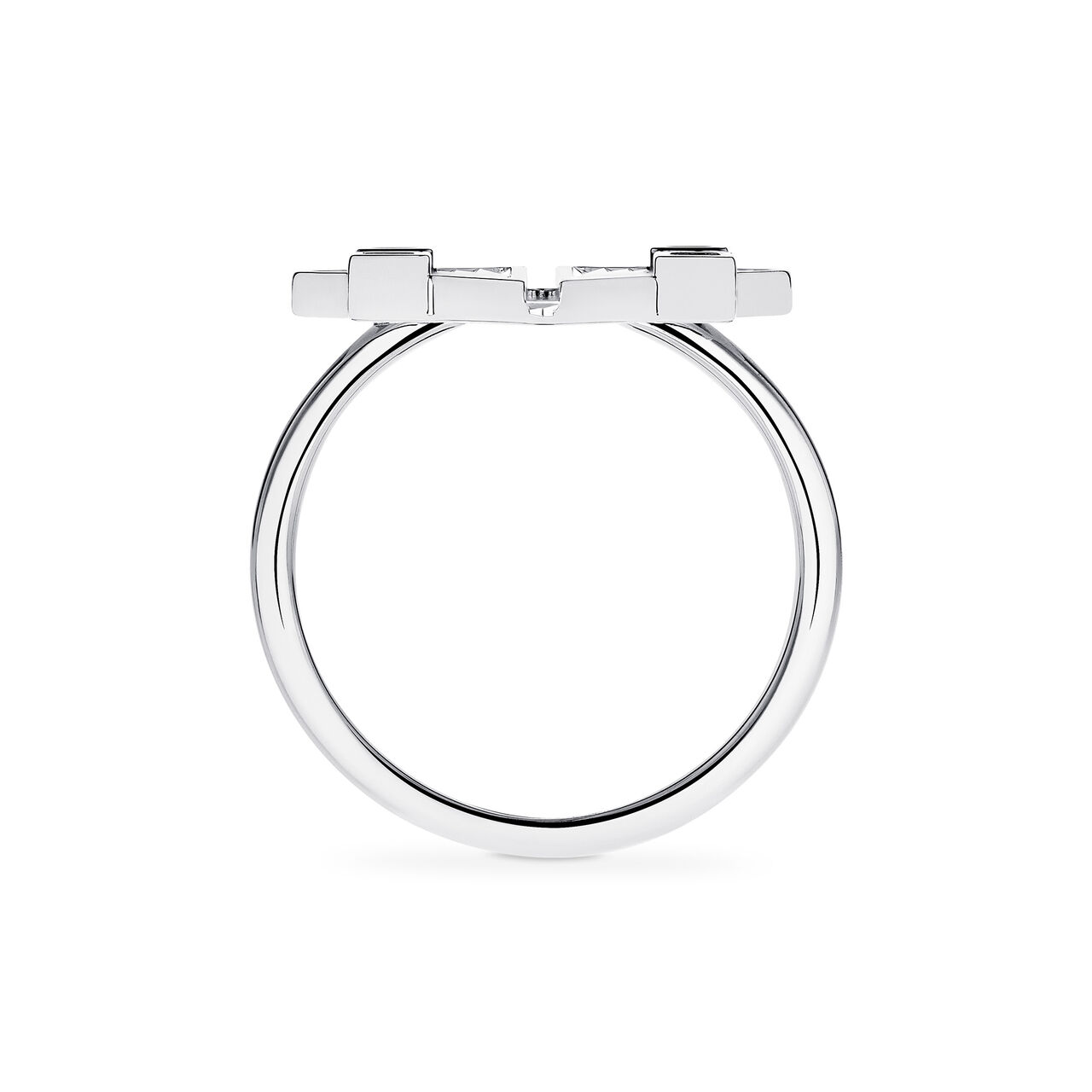 Birks Muse Guilloch&eacute; Sterling Silver Ring image number 3